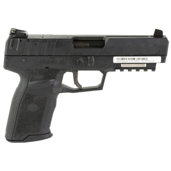 FN Five seveN MRD,  Full Size, 5.7X28MM, 4.8" Barrel, Matte Finish, Black, Stippled Textured Grip, Optic Ready, Adjustable Sights, Ambidextrous, 20 Rounds, 2 Magazines, Includes Ballistic Zippered Case, 845737015145, FFL-FN-66-101275, RTG Parts