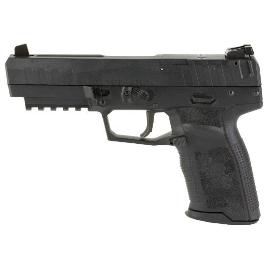 FN Five seveN MRD,  Full Size, 5.7X28MM, 4.8" Barrel, Matte Finish, Black, Stippled Textured Grip, Optic Ready, Adjustable Sights, Ambidextrous, 20 Rounds, 2 Magazines, Includes Ballistic Zippered Case, 845737015145, FFL-FN-66-101275, RTG Parts