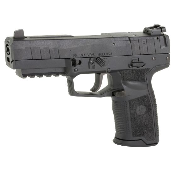 FN Five seveN MRD,  Full Size, 5.7X28MM, 4.8" Barrel, Matte Finish, Black, Stippled Textured Grip, Optic Ready, Adjustable Sights, Ambidextrous, 20 Rounds, 2 Magazines, Includes Ballistic Zippered Case, 845737015145, FFL-FN-66-101275, RTG Parts