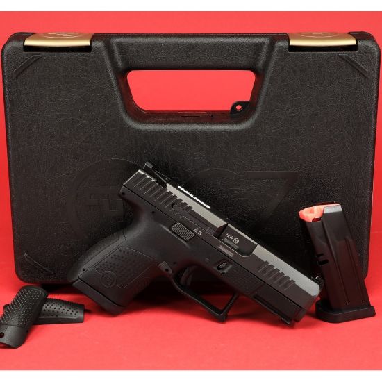 CZ, P-10S, Sub-Compact, 9MM, 3.5" Barrel, Nitride Finish, Polymer Frame, Black, Ambidextrous, Trigger Safety, Fixed Sights, 12Rd, 2 Magazines, 15 Rounds, 806703915609, FFL-CZ-91560, RTG Parts