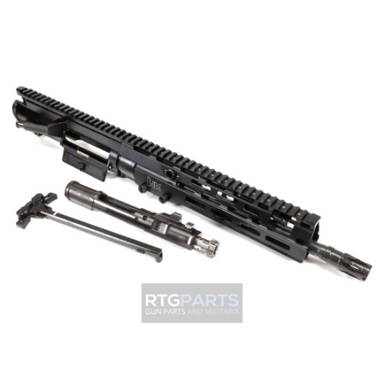 Heckler & Koch, MR762 A4 Upper Receiver, 308 Winchester/762NATO, 13" Barrel, Threaded 5/8X24, M-LOK Handguard, Anodized Finish, Black, Adjustable Gas Block, Includes Bolt Carrier Group, Buffer Weight, and Buffer Spring, 642230272545, HKK-51001919, RTG Parts