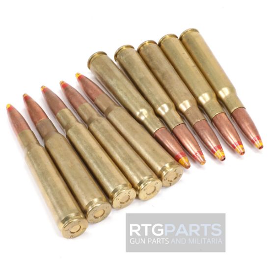 10 ROUNDS .50 BMG M48 SPOTTER TRACER, YELLOW RED TIP