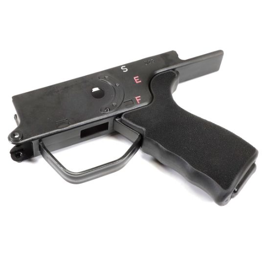 Picture of HK91/G3 STEEL CLIPPED & PINNED SEF LOWER W/ GRIP, PAINTED BLACK