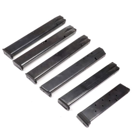 Picture of LOT OF 6 EXTENDED CAPACITY PROMAG PISTOL MAGAZINES