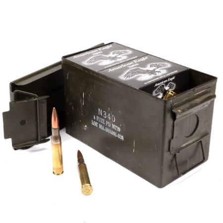 Picture of 97 ROUNDS OF AMERICAN EAGLE 50 BMG 660GR FMJ XM33C IN CAN