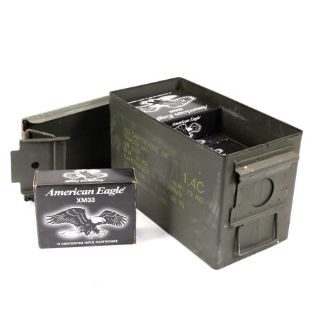 Picture of 80 ROUNDS OF AMERICAN EAGLE 50 BMG 660GR FMJ XM33C IN CAN
