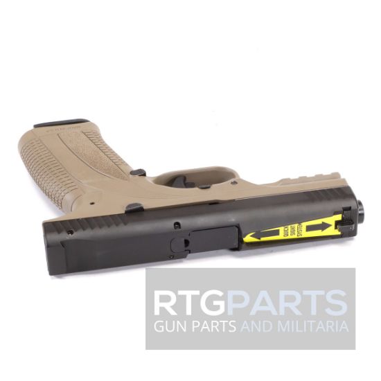 Picture of CARACAL ENHANCED F 9MM, QUICK SIGHT SYSTEM NIGHT SIGHTS, TAN, 18RD