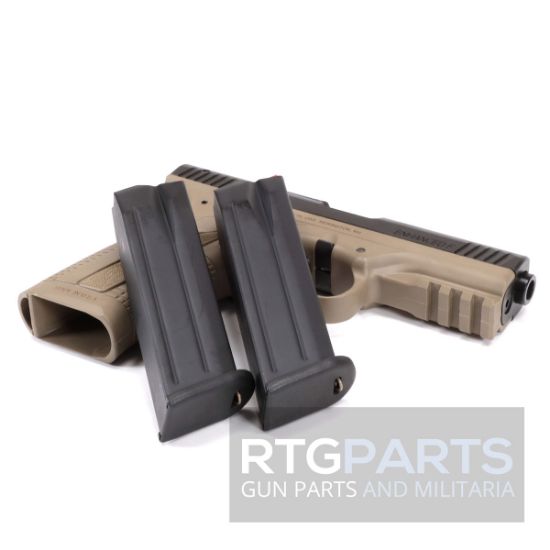 Picture of CARACAL ENHANCED F 9MM, QUICK SIGHT SYSTEM NIGHT SIGHTS, TAN, 18RD