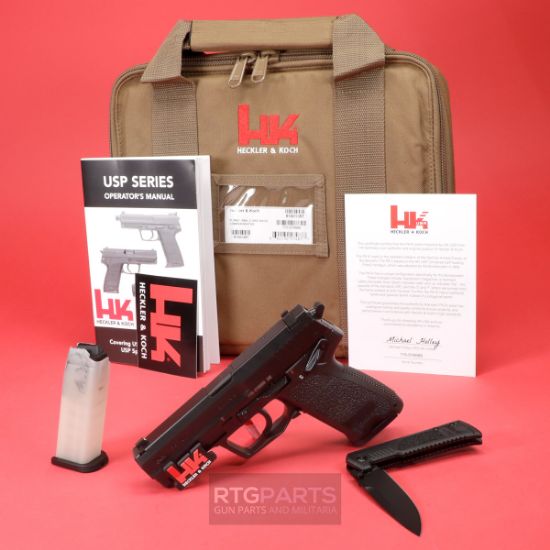Picture of HK P8 A1 FINAL EDITION DA/SA 9MM 15RD, BUNDESWEHR USP9 LE W/ CASE & BOKER P8A1 KNIFE