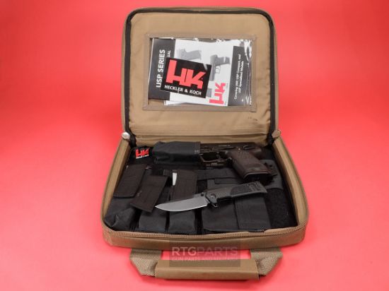 Picture of HK P8 A1 FINAL EDITION DA/SA 9MM 15RD, BUNDESWEHR USP9 LE W/ CASE & BOKER P8A1 KNIFE