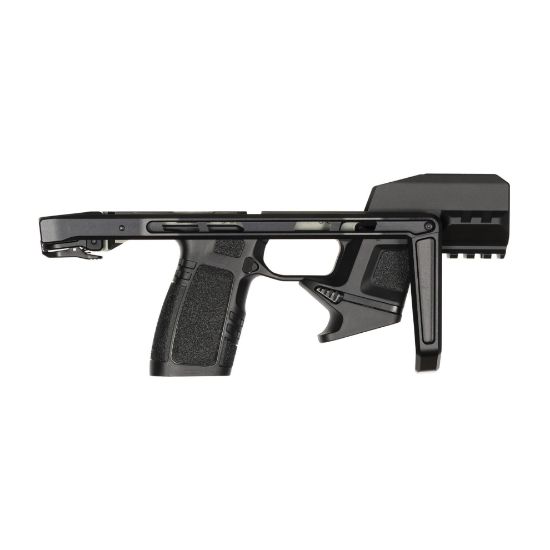 Tyrant CNC, TWS365 SMG, Braced Chassis, Fits Sig P365 FCU and Slide, Black, 764046033872, MIS-TD-P365-TWS-BLK, RTG Parts