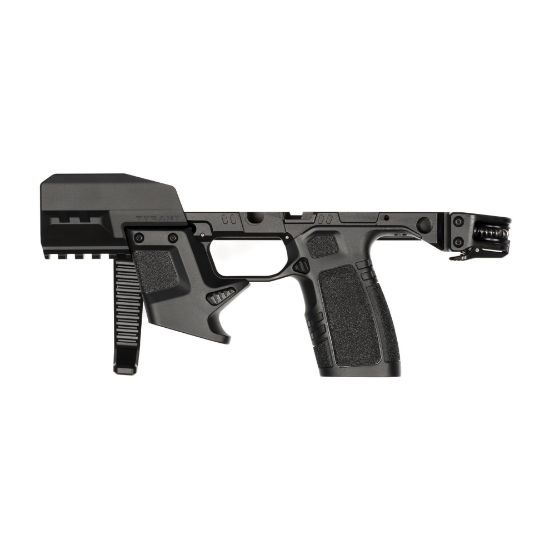 Tyrant CNC, TWS365 SMG, Braced Chassis, Fits Sig P365 FCU and Slide, Black, 764046033872, MIS-TD-P365-TWS-BLK, RTG Parts