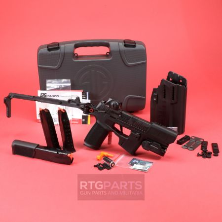 Picture of SIG SAUER P365 FLUX SENTRY KIT, 9MM 6" W/ DEPLOYMENT BRACE, RED DOT, LIGHT, HOLSTER, 17/25RD