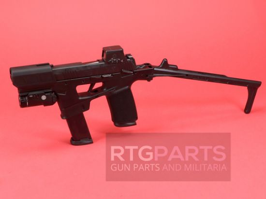 Picture of SIG SAUER P365 FLUX SENTRY KIT, 9MM 6" W/ DEPLOYMENT BRACE, RED DOT, LIGHT, HOLSTER, 17/25RD