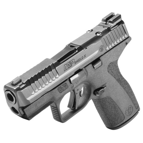Smith & Wesson, M&P Shield X, Semi-automatic, Striker Fired, Compact, 9MM, 3.6" Barrel, Armornite Finish, Black, Optic Ready, Front Night Sight, 2 Magazines, (1)-13 Round, (1)-15 Round, 022188900842, FFL-SW-14263, RTG Parts