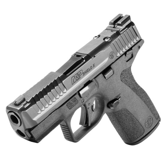 Smith & Wesson, M&P Shield X, Compact, 9MM, 3.6" Barrel, Armornite Finish, Black, Thumb Safety, Optic Ready, Front Night Sight, 2 Magazines, (1)-13 Round, (1)-15 Round, 022188900859, FFL-SW-14264, RTG Parts
