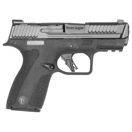 Smith & Wesson, M&P Shield X, Compact, 9MM, 3.6" Barrel, Armornite Finish, Black, Thumb Safety, Optic Ready, Front Night Sight, 2 Magazines, (1)-13 Round, (1)-15 Round, 022188900859, FFL-SW-14264, RTG Parts