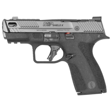 Smith & Wesson, Shield X Performance Center Carry Comp, Compact, 9MM, 3.6" Ported Barrel, Armornite Finish, Black, Optics Ready, Front Night Sight, 2 Magazines, (1)-13 Round & (1)-15 Round, 022188901214, FFL-SW-14269, RTG Parts
