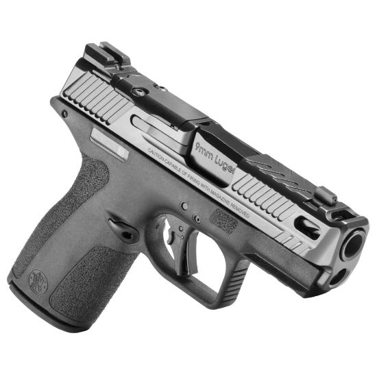 Smith & Wesson, Shield X Performance Center Carry Comp, Compact, 9MM, 3.6" Ported Barrel, Armornite Finish, Black, Optics Ready, Front Night Sight, 2 Magazines, (1)-13 Round & (1)-15 Round, 022188901214, FFL-SW-14269, RTG Parts