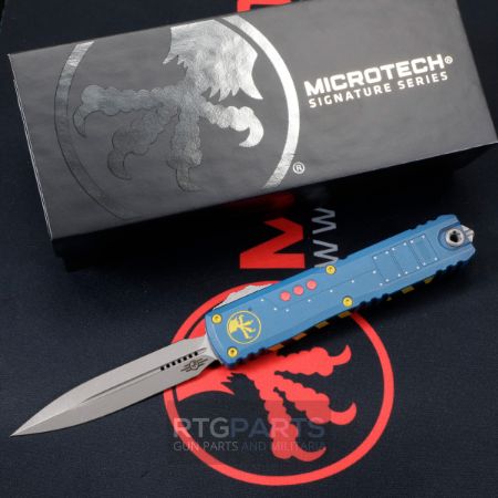 Picture of MICROTECH ULTRATECH GEN III ZBP, FALLOUT EDITION, OTF AUTOMATIC KNIFE, 3.5" M390 D/E DAGGER, APOCALYPTIC, 1122-10FOS