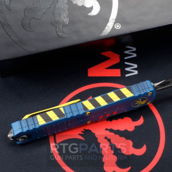 Picture of MICROTECH ULTRATECH GEN III ZBP, FALLOUT EDITION, OTF AUTOMATIC KNIFE, 3.5" M390 D/E DAGGER, APOCALYPTIC, 1122-10FOS