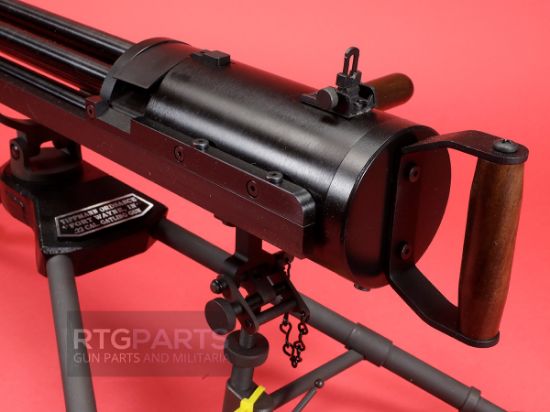 Tippmann Ordnance, Gatling Gun, Hand Crank, 22LR, (6) 16" Barrels, Steel, Blued Finish, Includes Tripod, T&E, 50 Belt Links and 1,000rds of ammo, Beltfed .22, FFL-TO-GG-2216, RTG Parts