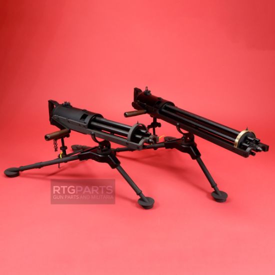 Tippmann Ordnance, Gatling Gun, Hand Crank, 22LR, (6) 16" Barrels, Steel, Blued Finish, Includes Tripod, T&E, 50 Belt Links and 1,000rds of ammo, Beltfed .22, FFL-TO-GG-2216, RTG Parts
