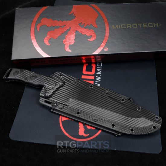 Picture of MICROTECH ARBITER FIXED BLADE KNIFE 8.75 INCH, TACTICAL BLACK, 104-1T