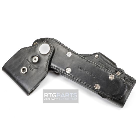 Picture of WALTHER P5 LEATHER POLICE DROP DOWN HOLSTER, STAMPED P5, RIGHT HAND