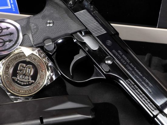 Picture of BERETTA 92SB 50TH ANNIVERSARY EDITION 4.9" 9MM 2X15RD