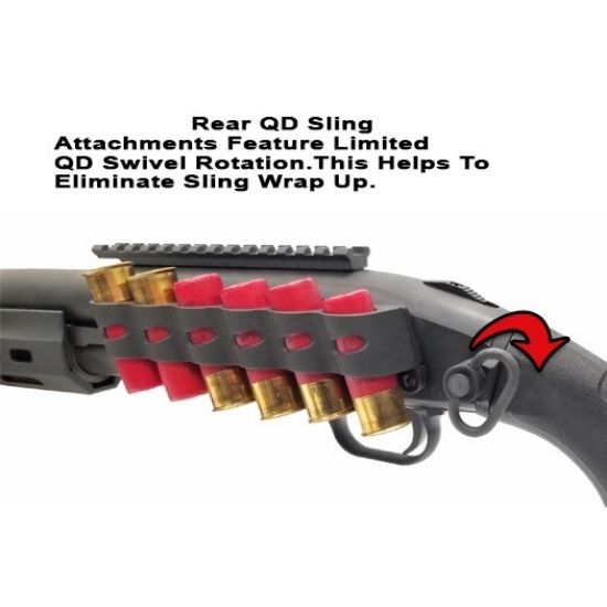 GG&G MOSSBERG 590A1 QD REAR SLING ATTACHMENT, Quick Detach Socket, Shotgun Parts, 813157022005, GGG-3004, RTG Parts
