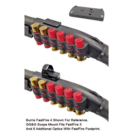 GG&G MOSSBERG 500/590 BURRIS FASTFIRE RED DOT SCOPE MOUNT, Shotgun Parts, 813157021947, GGG-2999, RTG Parts