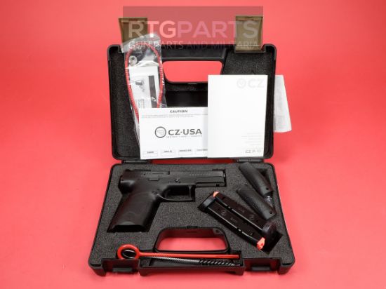 CZ, CZ, P-10C OR, Optics Ready, Compact, 9MM, 4.02" Barrel, Nitride Finish, Black, Polymer Frame, Ambidextrous, Trigger Safety, Fixed Sights, 15 Rounds, 2 Magazine, 806703915364, FFL-CZ-91536, RTG Parts