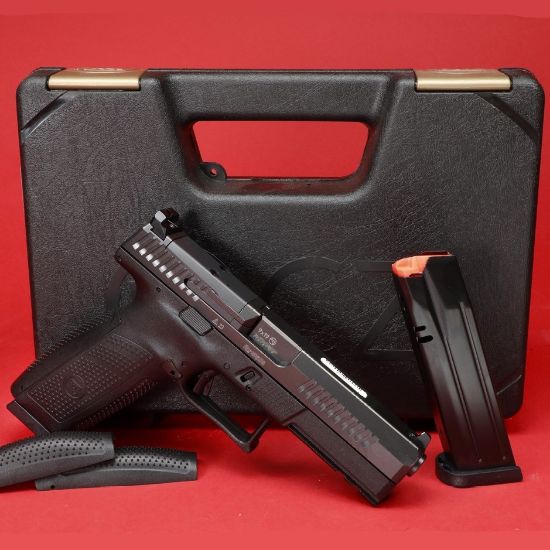 CZ, P-10 F, Striker Fired, Full Size, 9MM, 4.5" Barrel, Nitride Slide Finish, Black, Optics Ready, Two 19rd Mags, 806703915500, FFL-CZ-91550, RTG Parts