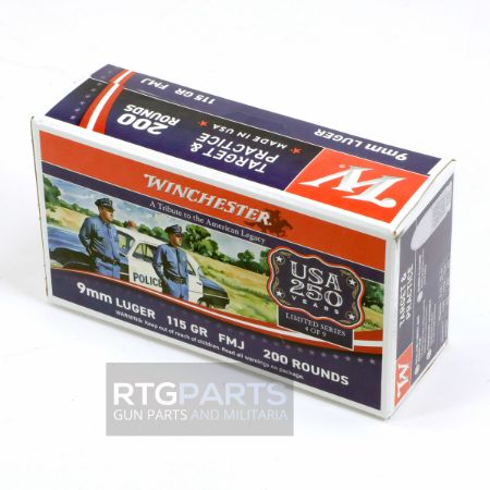 Picture of WINCHESTER USA 9MM 115GR FMJ 200RD BULK BOX