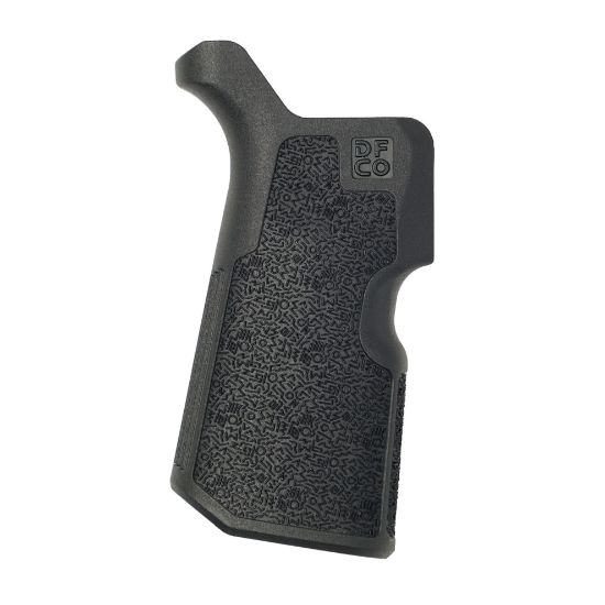 Die Free Co, Kung Fu Grip, Fits AR-15/AR-10, Black, 860010992609, ARR-DFC-KFG-BLK, RTG Parts