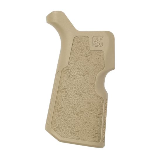 Die Free Co, Kung Fu Grip, Fits AR-15/AR-10, Flat Dark Earth, 860010992616, ARR-DFC-KFG-FDE, RTG Parts