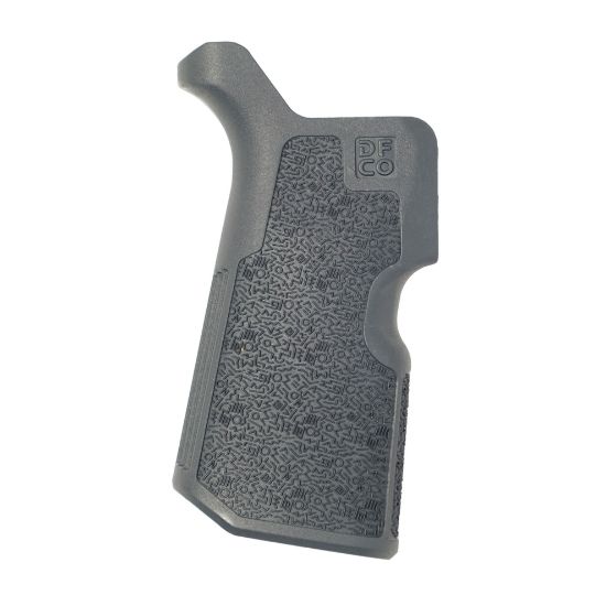 Die Free Co, Kung Fu Grip, Fits AR-15/AR-10, Gray, Grey, 860010992630, ARR-DFC-KFG-GRY, RTG Parts