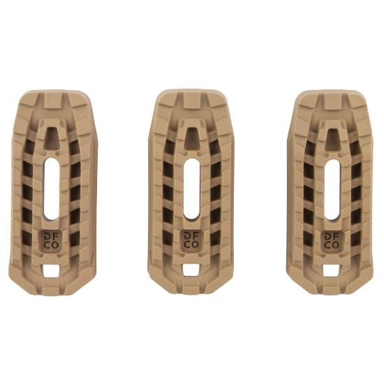 Die Free Co, Dos Boot, Magazine Extension, 3 Pack, +2 Rounds, High Impact Injection Molded Plastic Construction, Fits Magpul 10/20/30/40 Gen 3 PMAG, Matte Finish, FDE, Flat Dark Earth, 860013578138, ARR-DFC-DOS-BOOT-FDE, RTG Parts