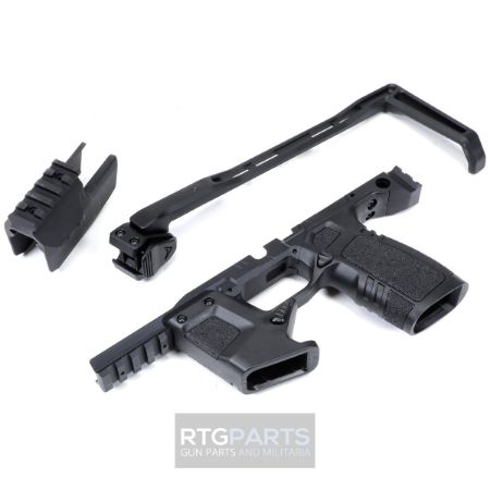 Tyrant CNC, TWS365 SMG, Braced Chassis, Fits Sig P365 FCU and Slide, Black, 764046033872, MIS-TD-P365-TWS-BLK, RTG Parts