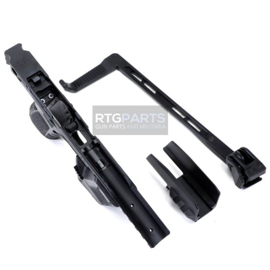 Tyrant CNC, TWS365 SMG, Braced Chassis, Fits Sig P365 FCU and Slide, Black, 764046033872, MIS-TD-P365-TWS-BLK, RTG Parts