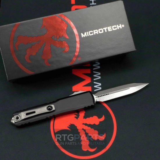 Picture of MICROTECH ULTRATECH GEN IV OTF AUTOMATIC KNIFE, BLACK, 3.5" M390 D/E, APOCALYPTIC, 11224-10AP