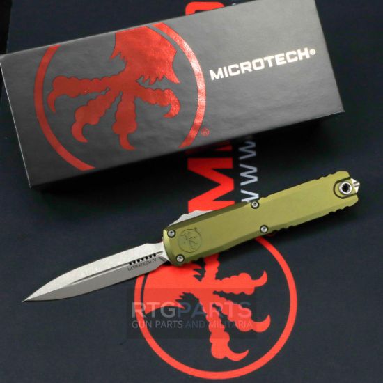 Picture of MICROTECH ULTRATECH GEN IV OTF AUTOMATIC KNIFE, OD GREEN, 3.5" M390 D/E, APOCALYPTIC, 11224-10APOD