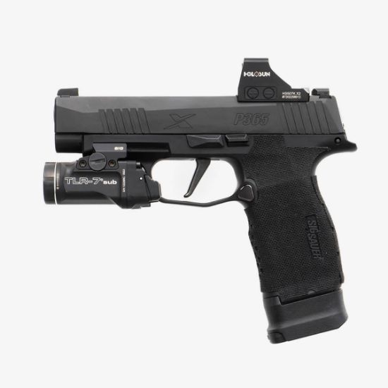 Magpul Industries, Magazine, AMAG 17 SG9, 9MM, 17 Rounds, For Sig P365, Stainless Steel Finish, Silver, 840815150244, MP-MAG1486-SST, RTG Parts