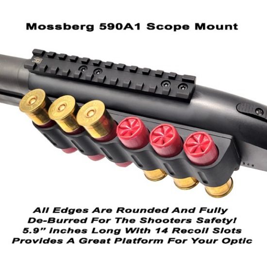 GG&G MOSSBERG 590A1 SCOPE MOUNT, Shotgun Parts, 813157022043, GGG-3012, RTG Parts