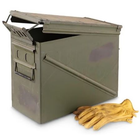 USGI 30mm Ammo Can, M582 M592, Steel, Military Surplus, USGI, NATO, PLT-30MM-CAN, RTG Parts