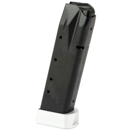 Sig P226 X-Five 9mm 20rd Magazine,White Aluminum Baseplate, Sig Sauer, OEM Production, Factory New in Box, 798681671151, SIG-8901167, RTG Parts
