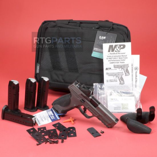 Picture of S&W M&P9 M2.0 METAL 9MM 4.25" BUNDLE W/ 5 MAGS, OPTIC, RANGE BAG