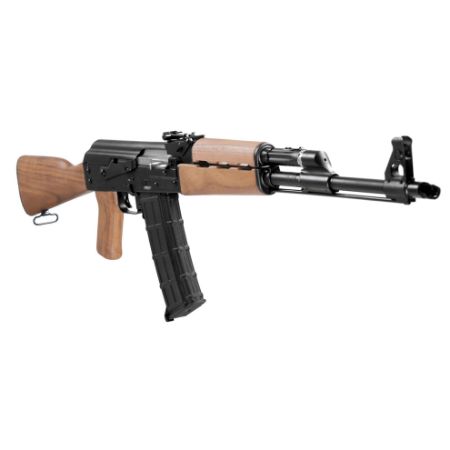 Zastava, M90, Semi-automatic Rifle, 5.56 NATO, 18.25" Barrel, Chrome Lined, Matte Finish, Black, Walnut Stock Set, 30rd, 685757098588, FFL-ZASTAVA-ZR90556WM, RTG Parts