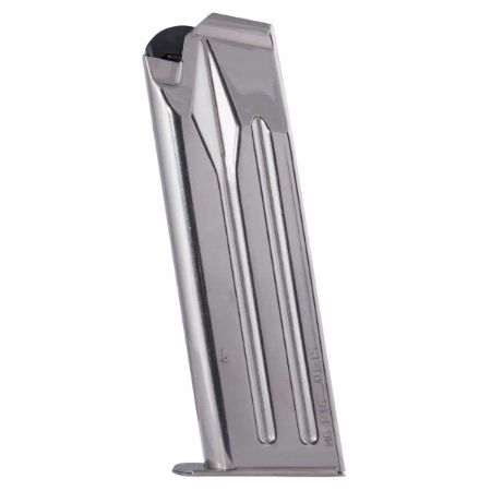 Mec-Gar, Pistol Magazine, 40S&W, 15 Rounds, Nickel, Fits Para Ordinance P16 / Armscor & Rock Island Double Stacks, Steel, Black, Anti-Friction Coating, Mecgar, 765595115224, MEC-MGP164015N, RTG Parts